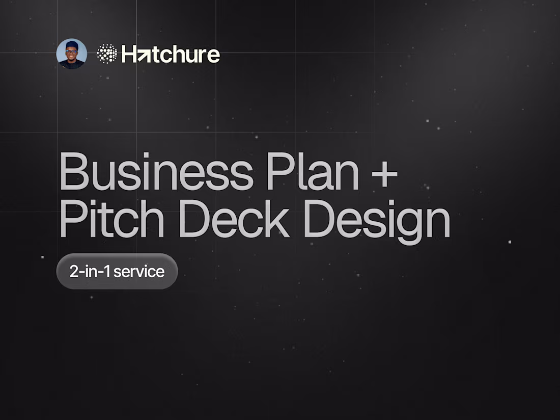 Cover image for Business Plan & Pitch Deck Design