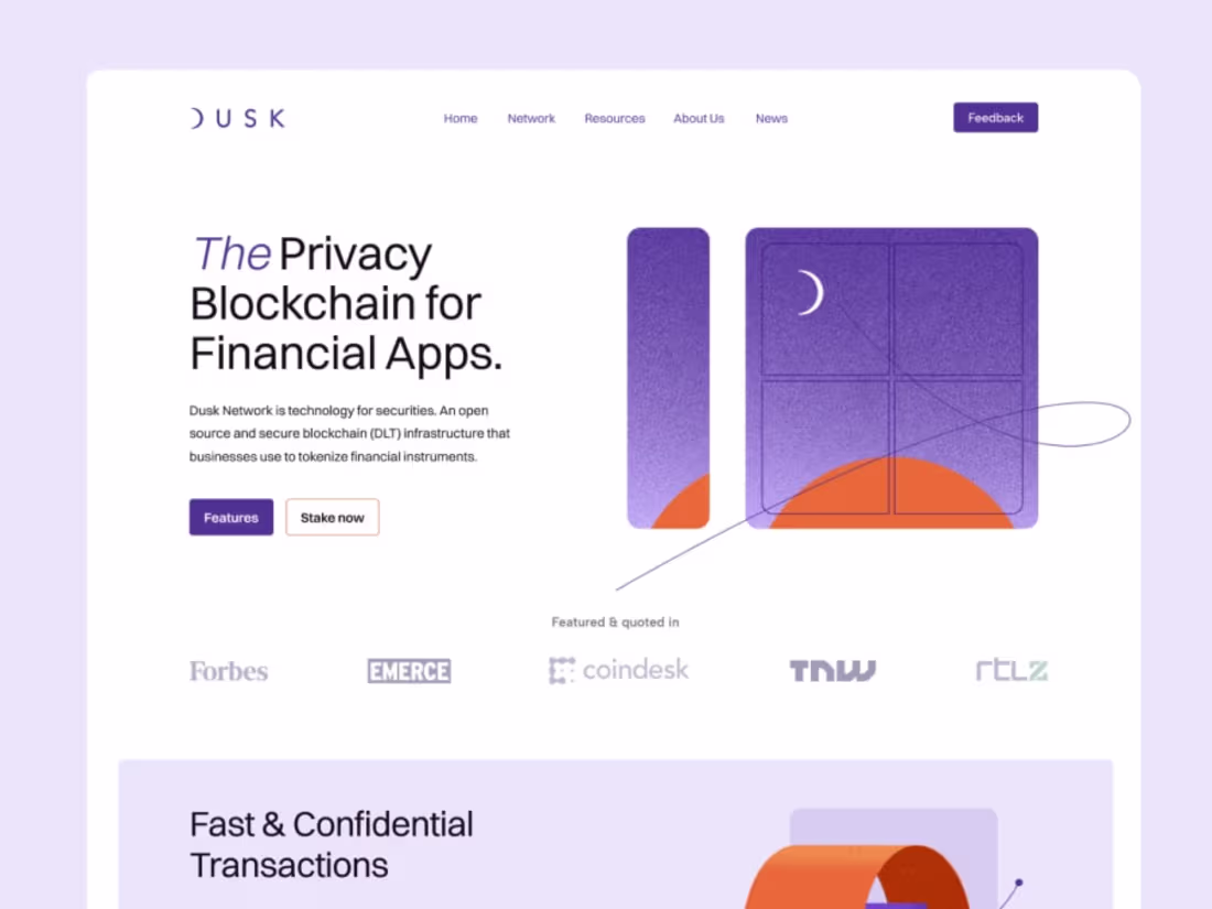 Cover image for Dusk Network - Web-Redesign