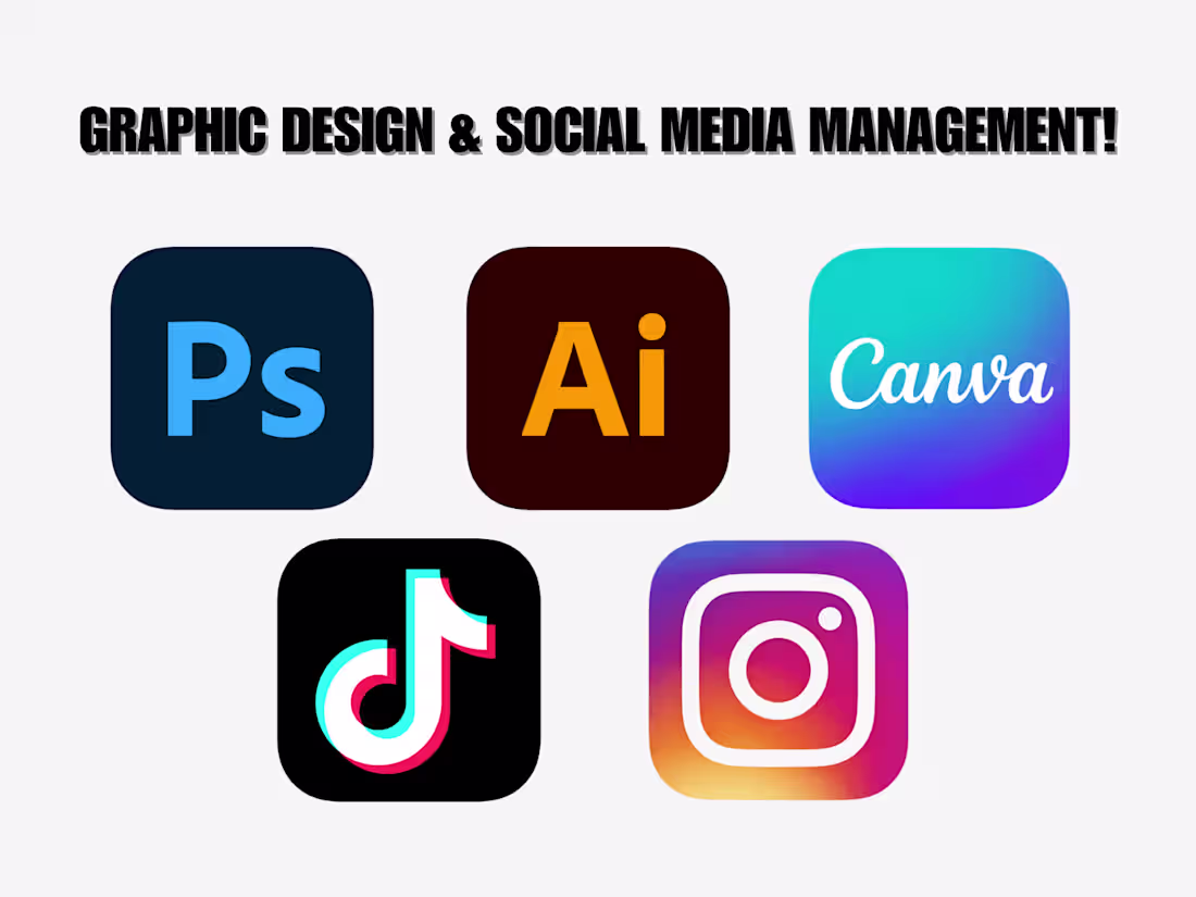 Cover image for Graphic Design & Social Media Management Package