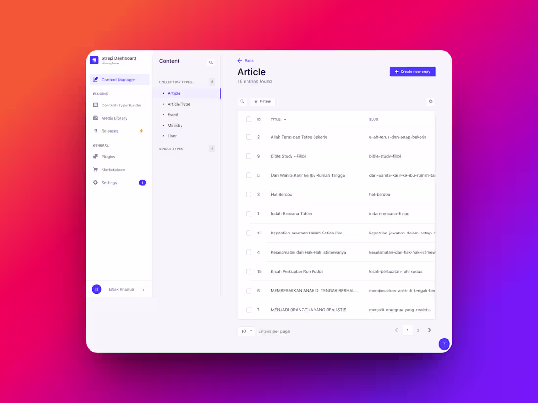 Cover image for Website Development for GPdI Greenville