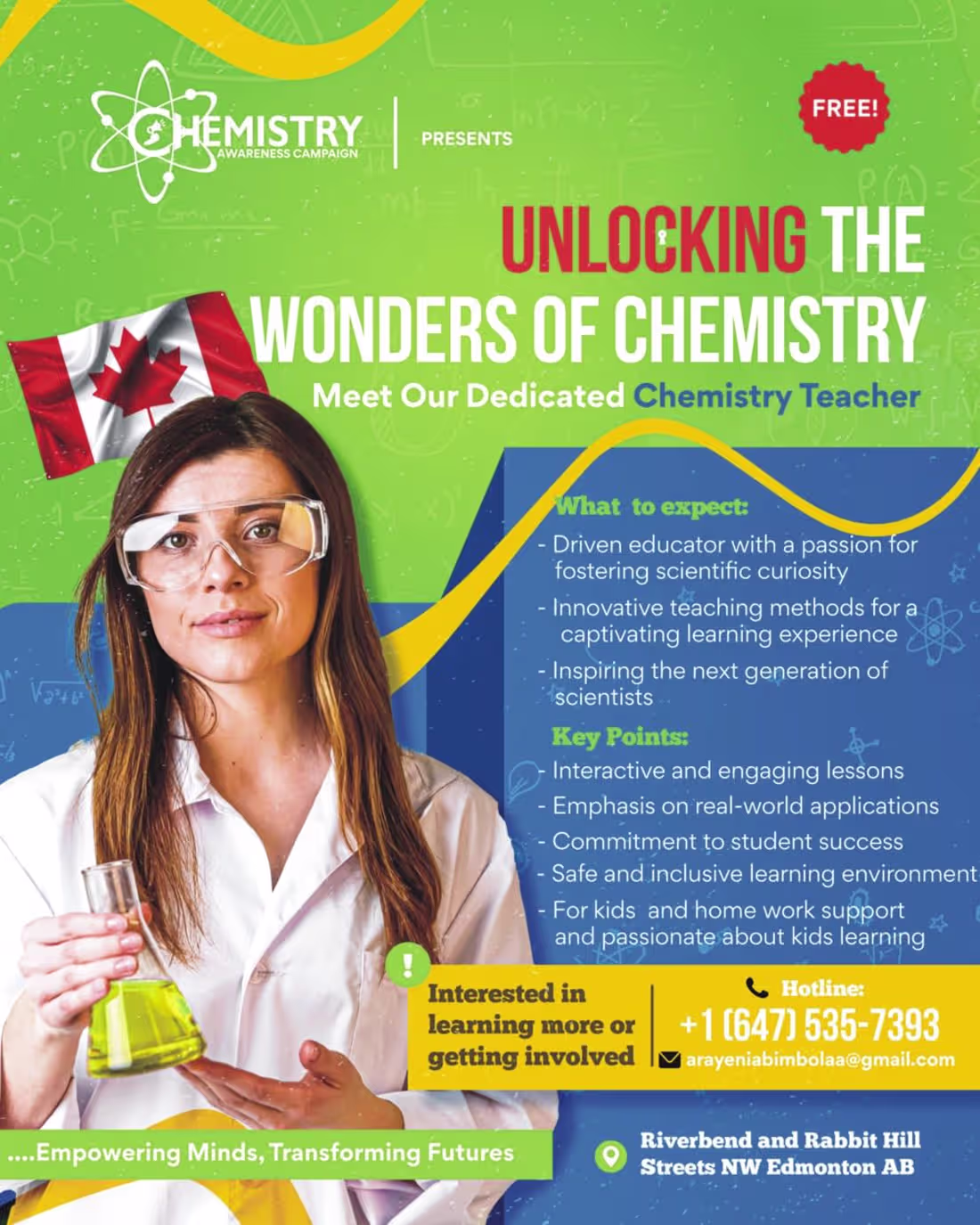 Cover image for Chemistry Awareness Design 