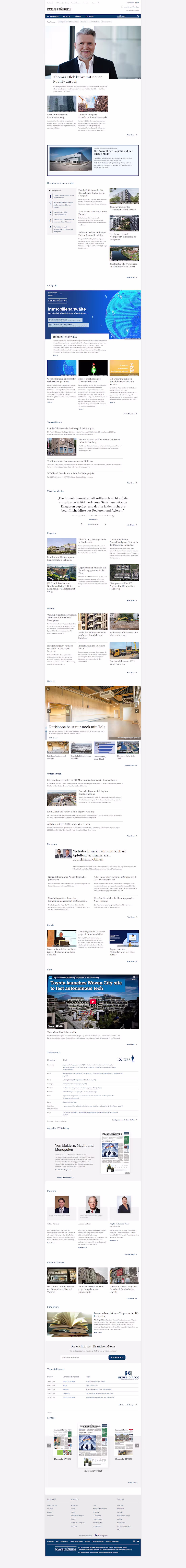 Cover image for IZ.de (http://IZ.de) is a large, content-driven news platfor...
