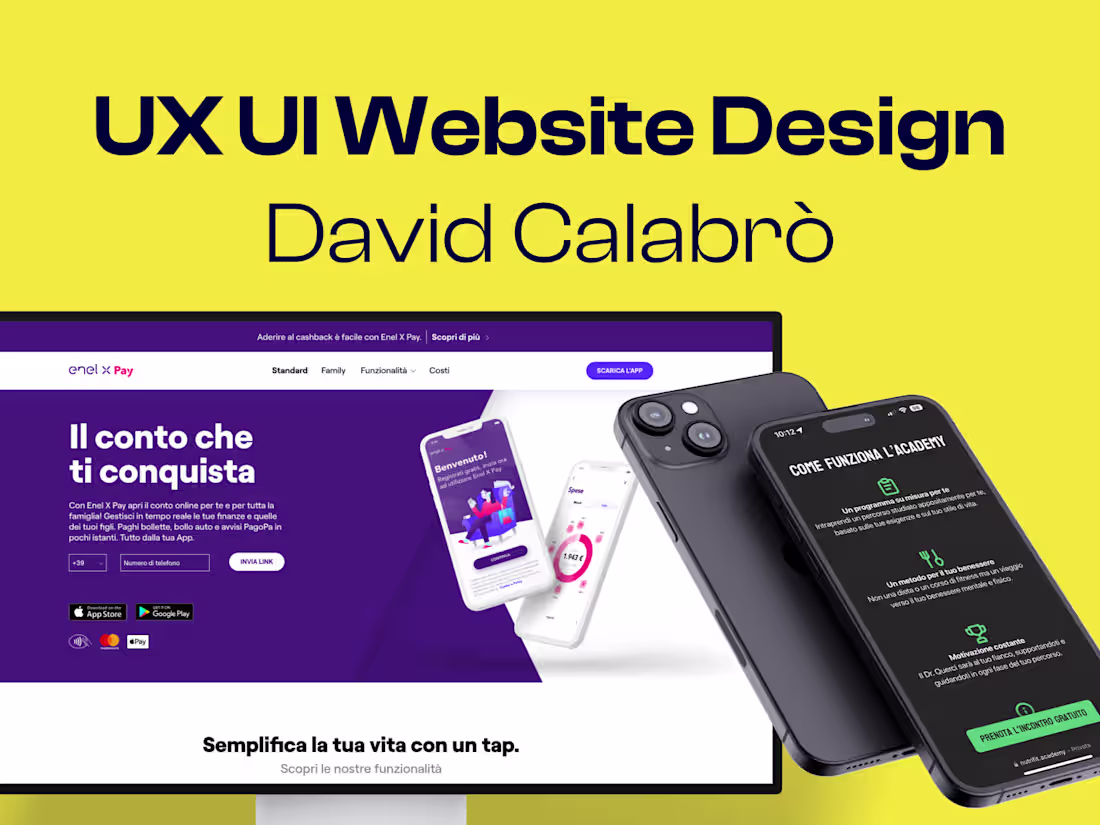 Cover image for Website UX UI Design