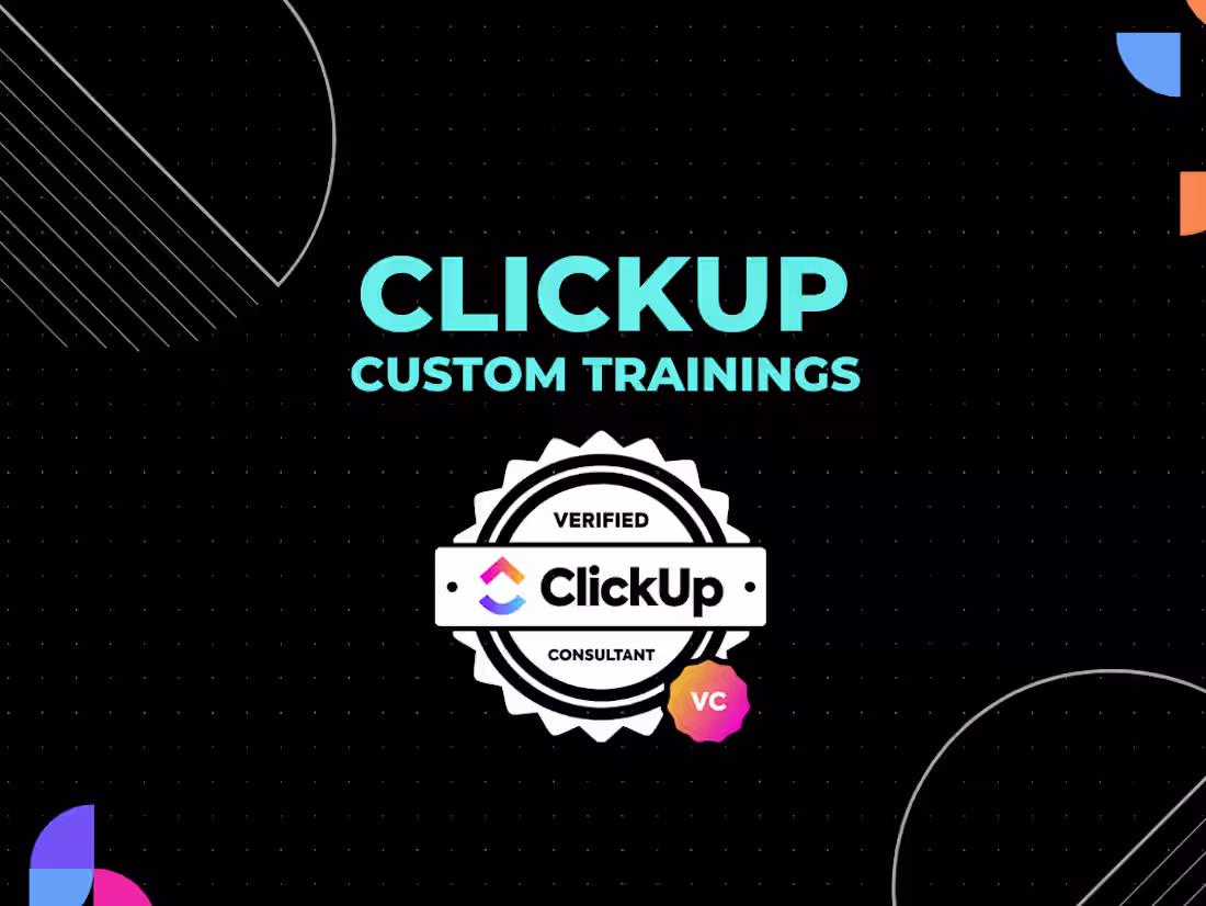 Cover image for 👩‍💻 Seamless ClickUp Adoption with Custom Team Training
