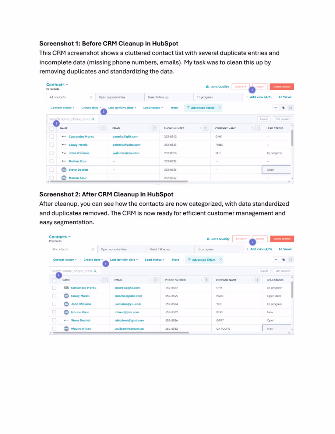 Cover image for CRM Maintenance