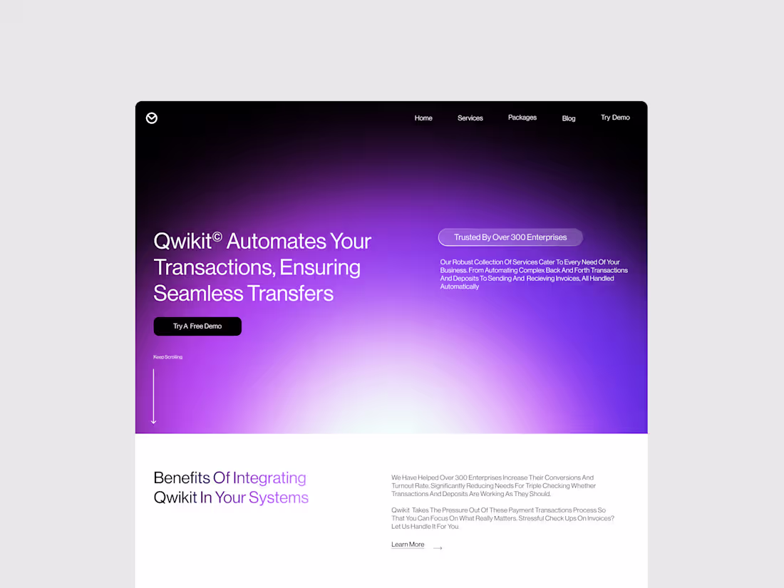 Cover image for High converting Saas website for startups and businesses