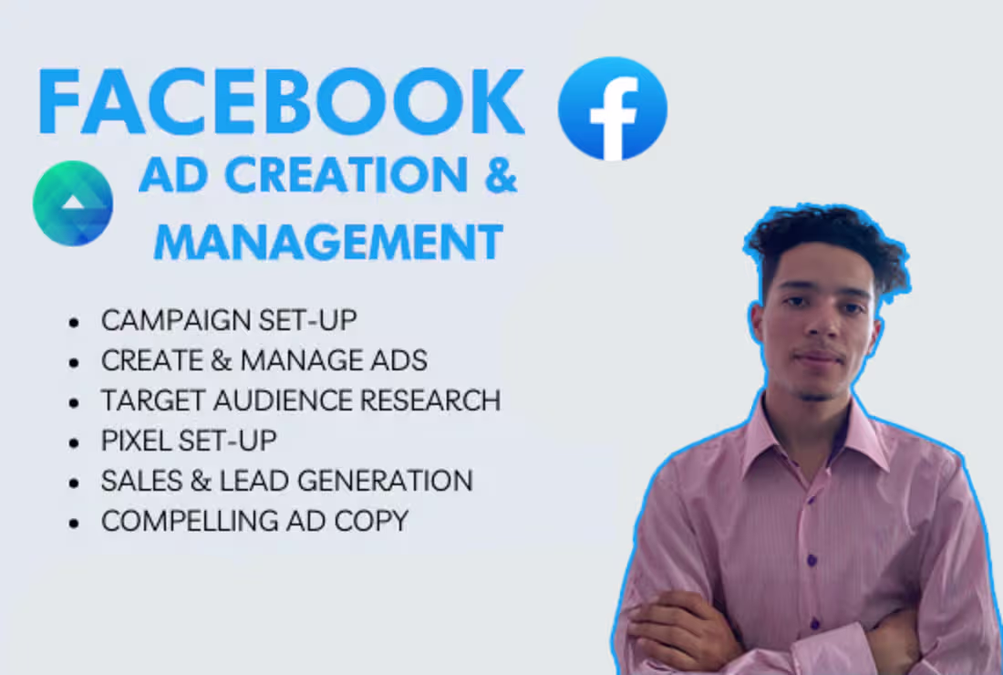 Cover image for Facebook ads campaign management on Behance