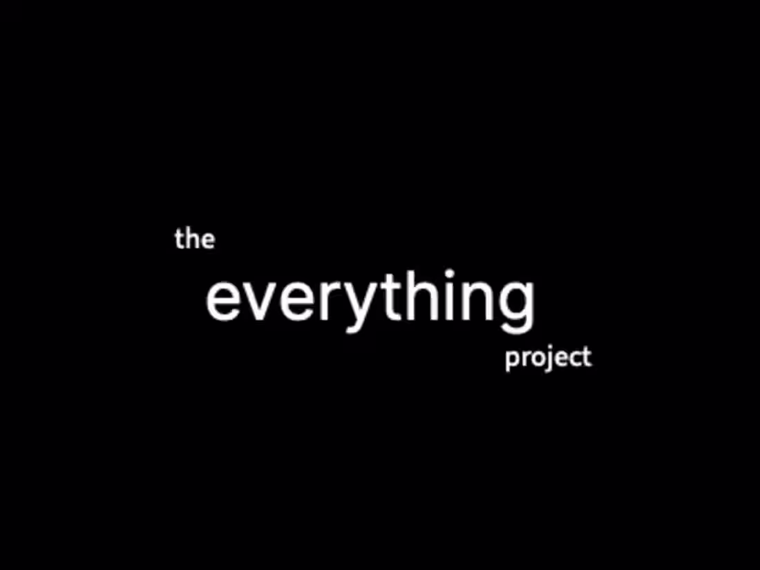 Cover image for the everything project