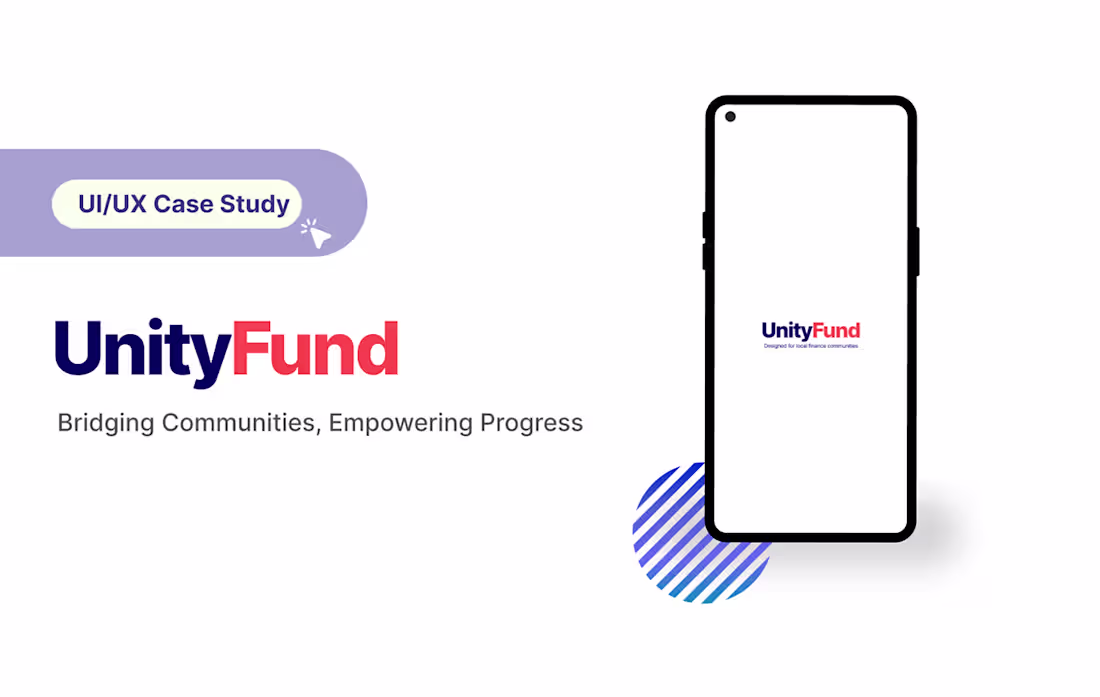 Cover image for UnityFund : Case study on modernizing community funds with ease 