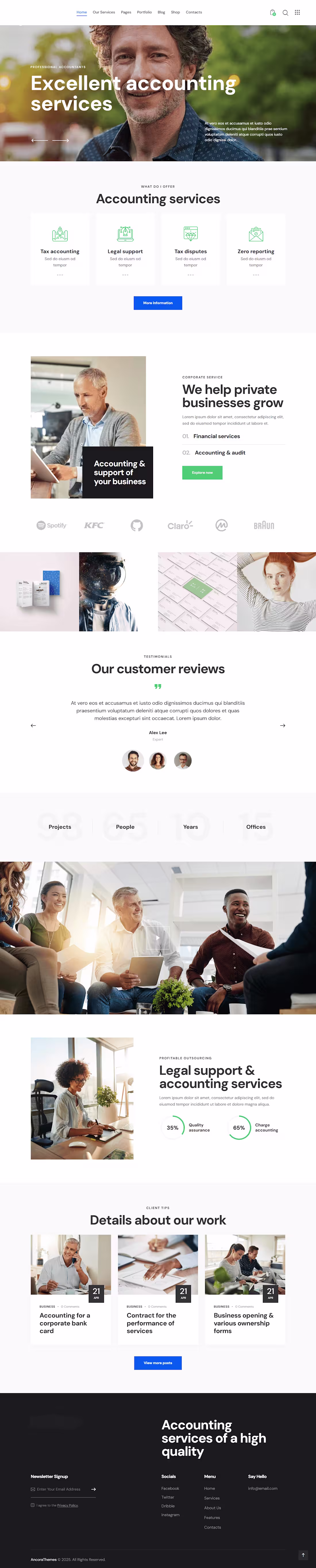 Cover image for Corporate Website Design for a Modern Law Firm