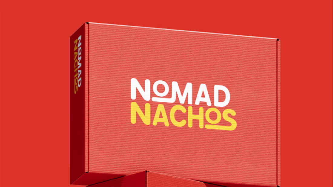 Cover image for Nomad Nachos: Brand Identity and Packaging— Nachos Brand 
