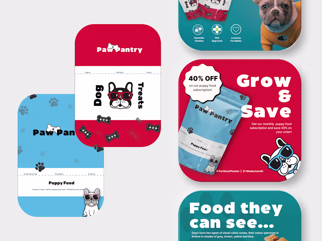 Cover image for Paw Pantry | Social Identity | Content Creation