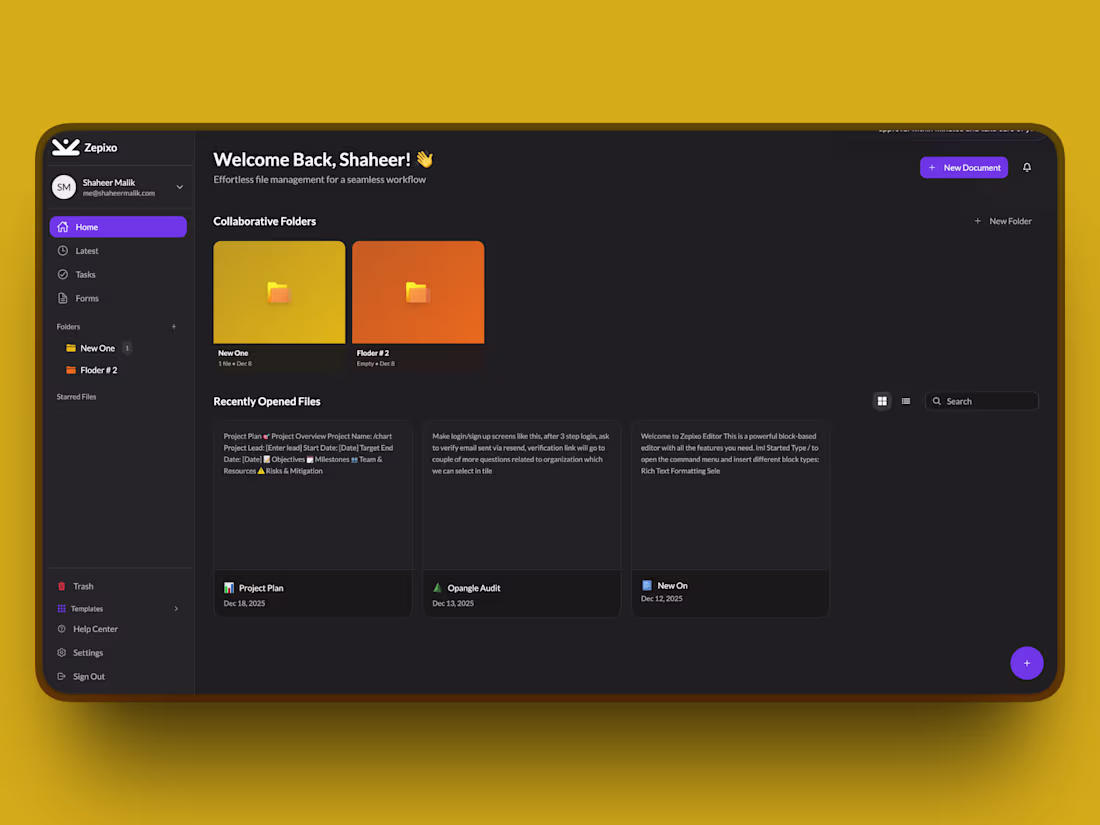 Cover image for Zepixo AI — AI Editor Case Study