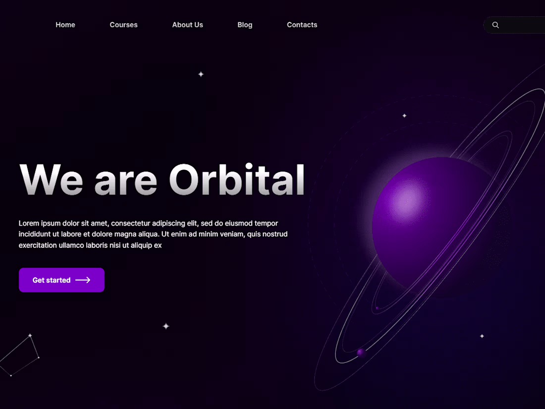 Cover image for Orbital | Webflow Website