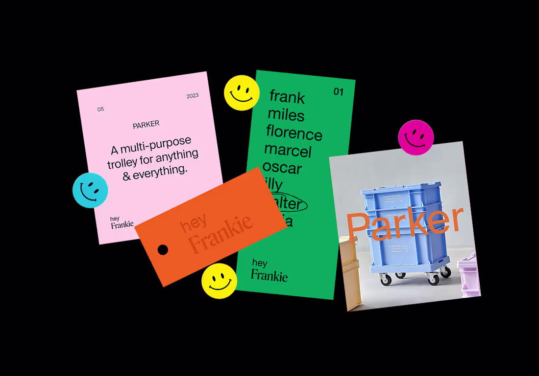 Cover image for Hey Frankie | Brand Design & Art Direction