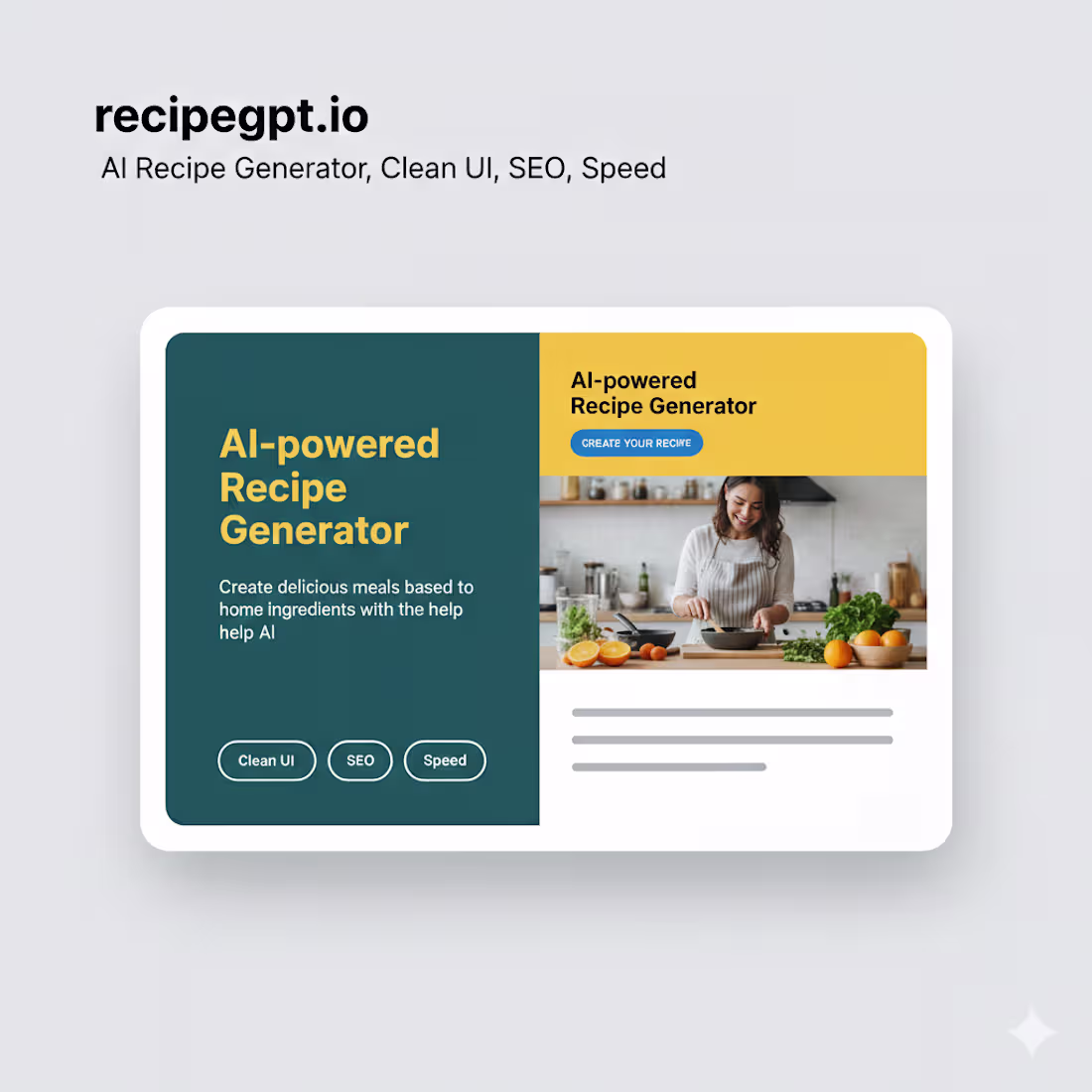 Cover image for recipegpt.io (http://recipegpt.io) - AI Recipe