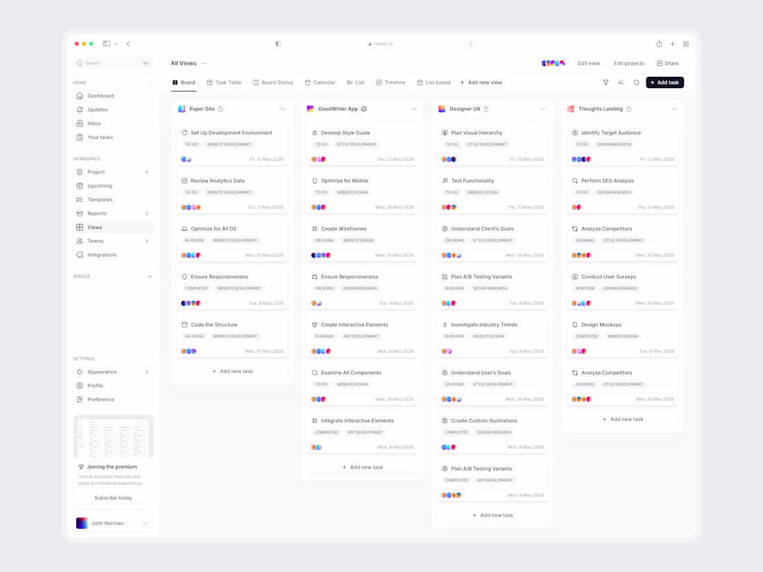 Cover image for Kanban Task Board