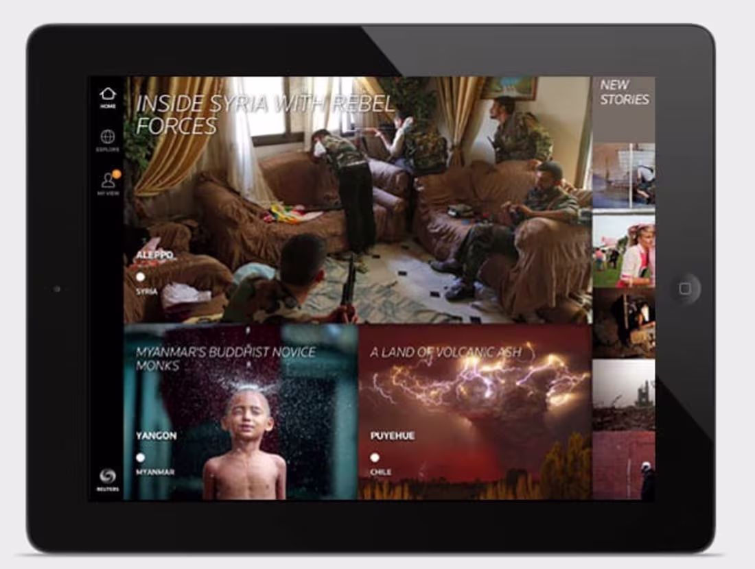 Cover image for ‘The Wider Image’ App by Reuters