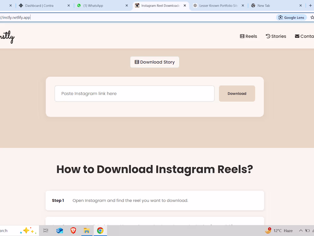 Cover image for Instagram Reel Downloader | Instly