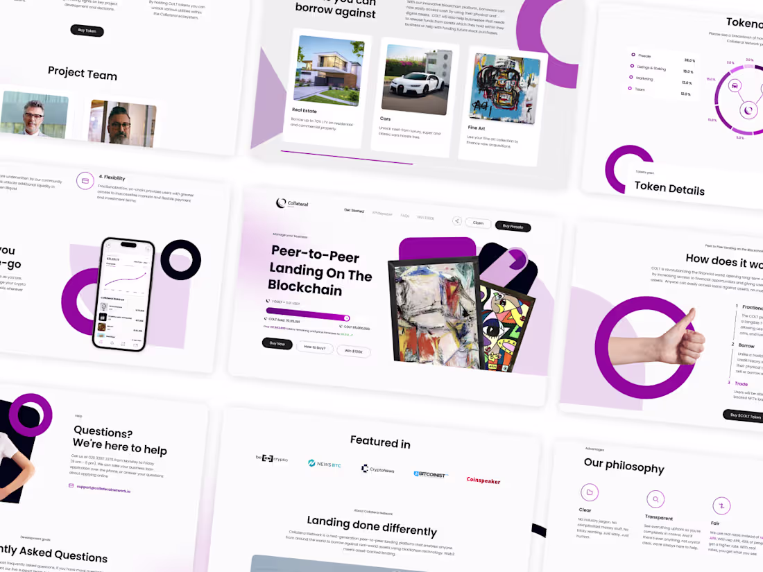 Cover image for Custom responsive one page website or SaaS landing page in Figma