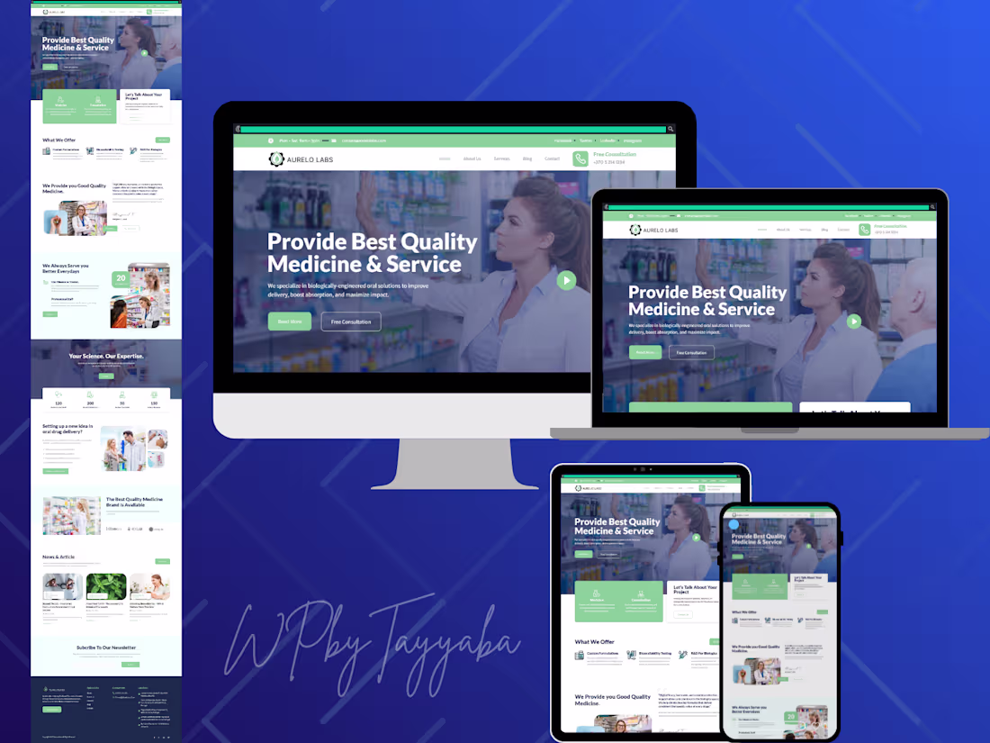 Cover image for Business Website for Aurelo Labs