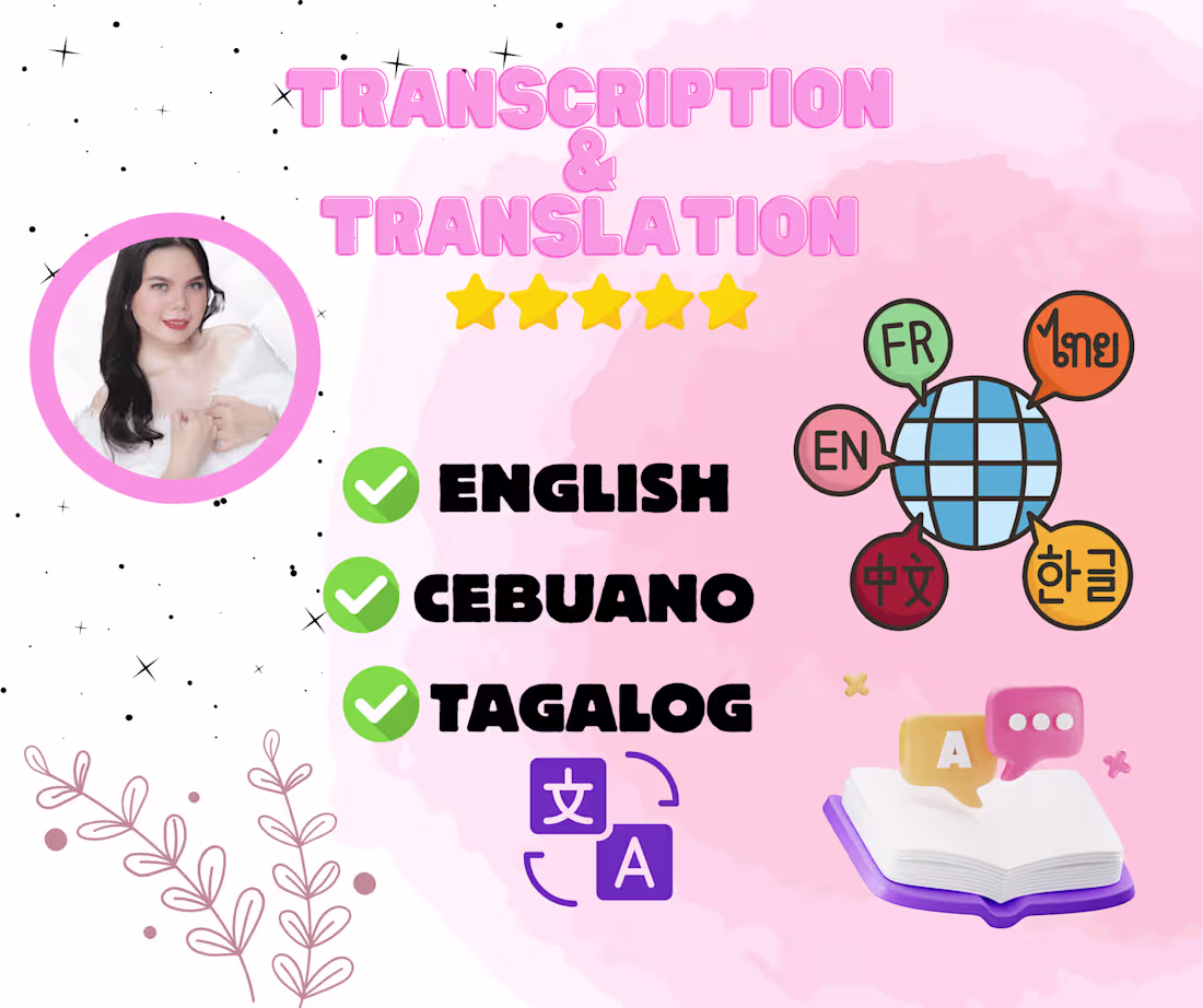 Cover image for ENGLISH-TAGALOG Translation Project