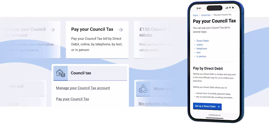 Cover image for Improving access to local government services
