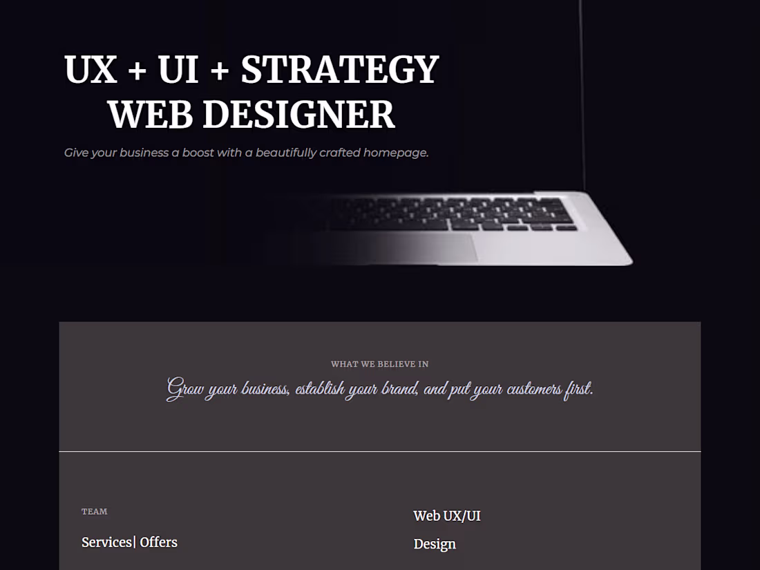 Cover image for Web Design for Saas and Businesses
