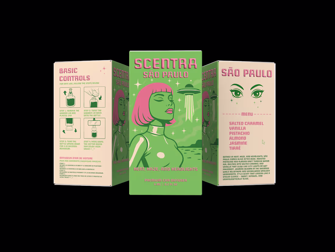 Cover image for Packaging Design for Scentra Motors