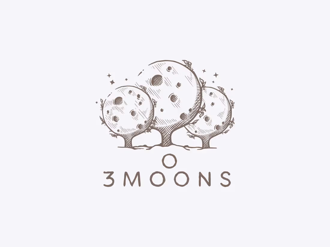 Cover image for Behance - 3 Moons Brand guide