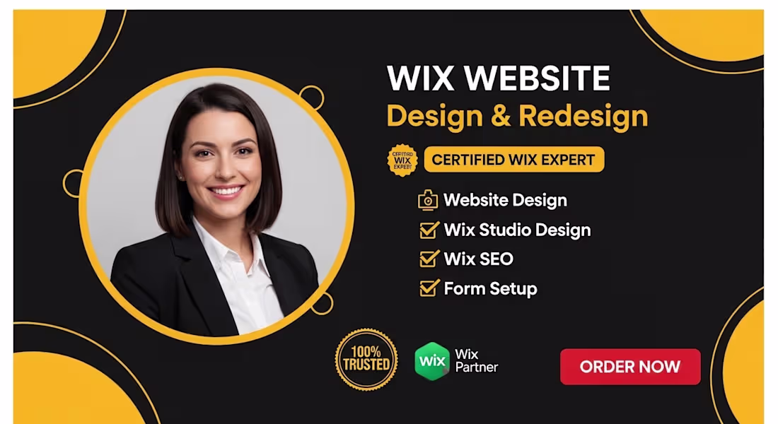 Cover image for I will do wix website development or redesign wix website design