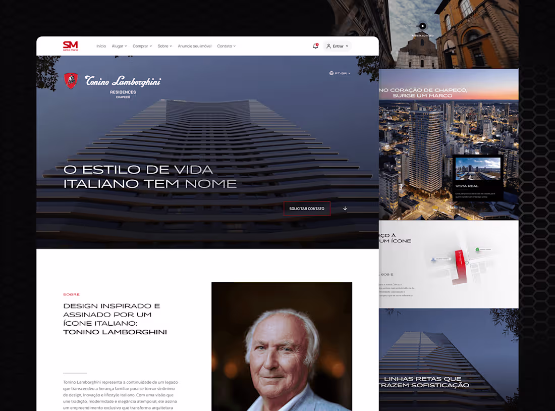 Cover image for Tonino Lamborghini Residence ▪️ Property Landing Page