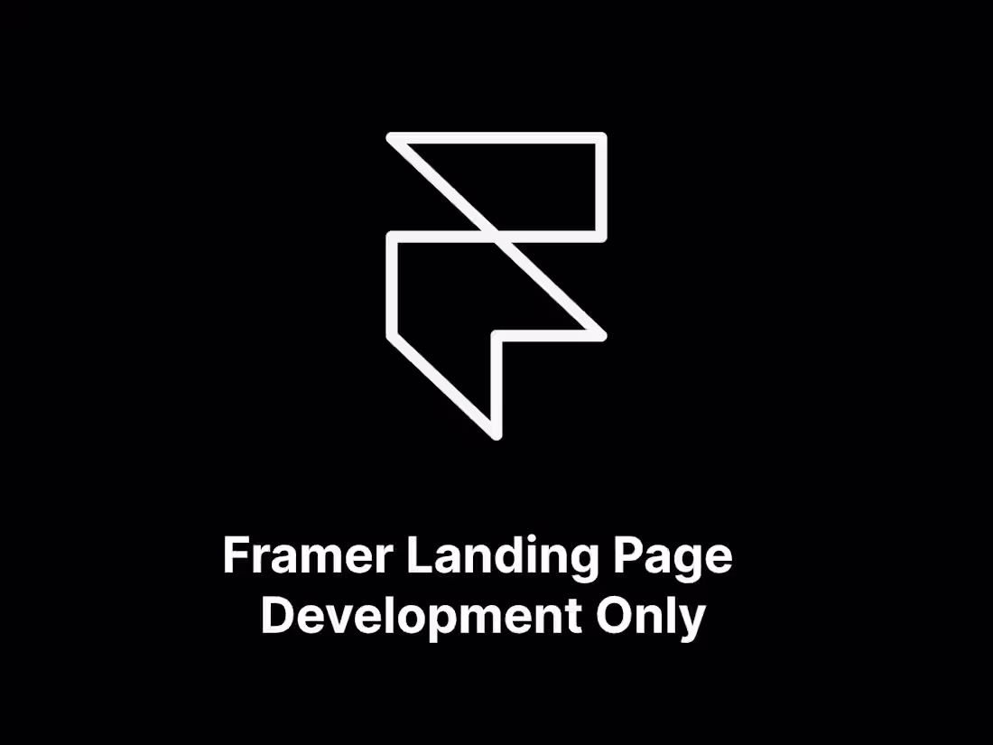 Cover image for Framer Landing Page - Development Only