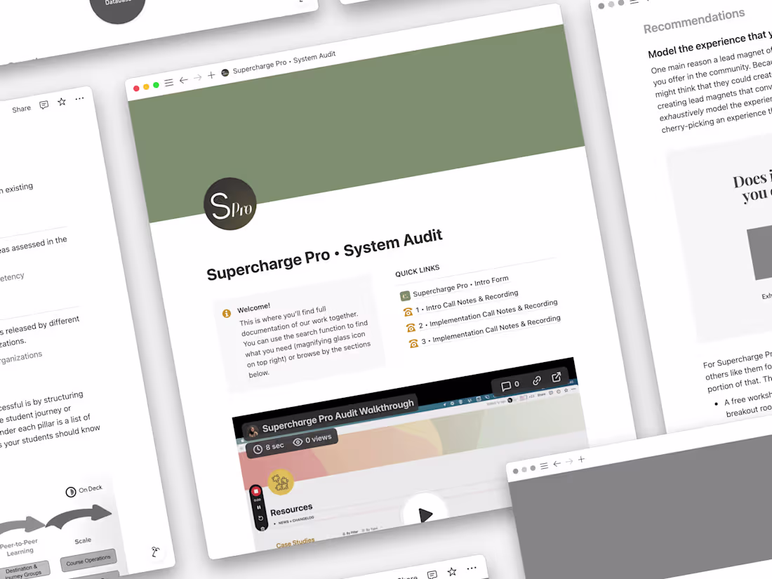 Cover image for Systems Audit + Discovery