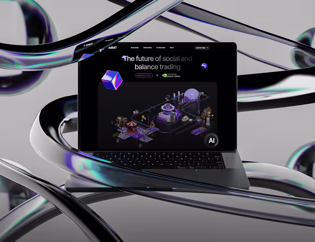 Cover image for Website Design for AI Trading Platform