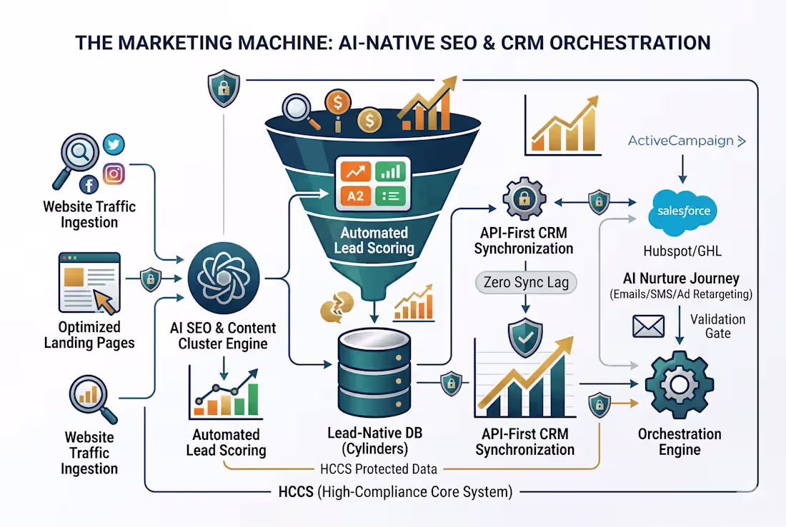 Cover image for The Marketing Machine: AI-Native SEO