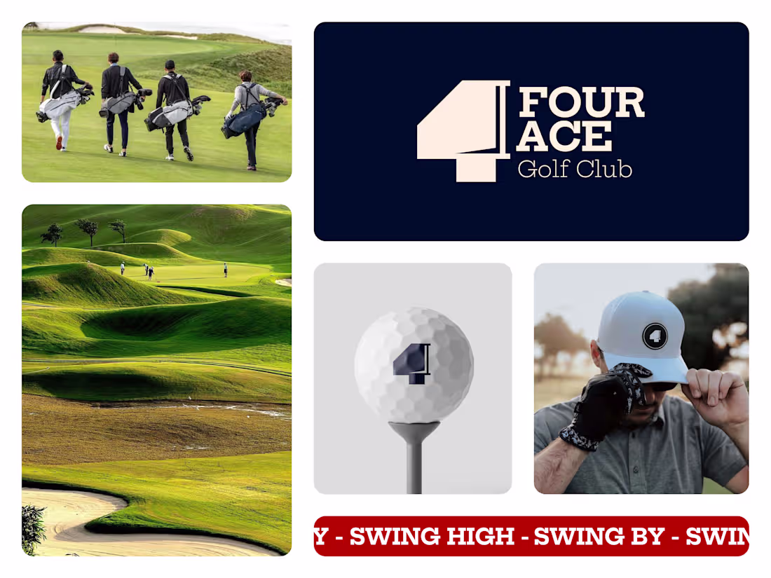 Cover image for FOUR ACE GOLF CLUB LOGO DESIGN