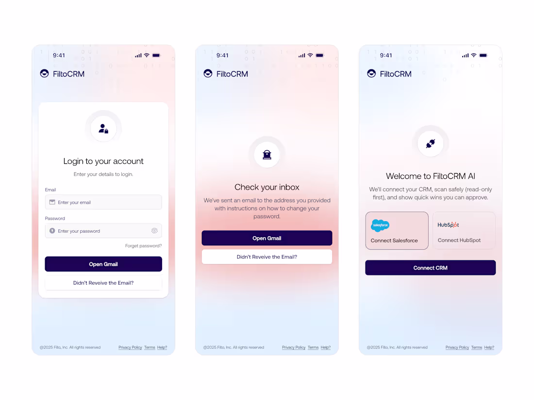 Cover image for Log In Flow - CRM
