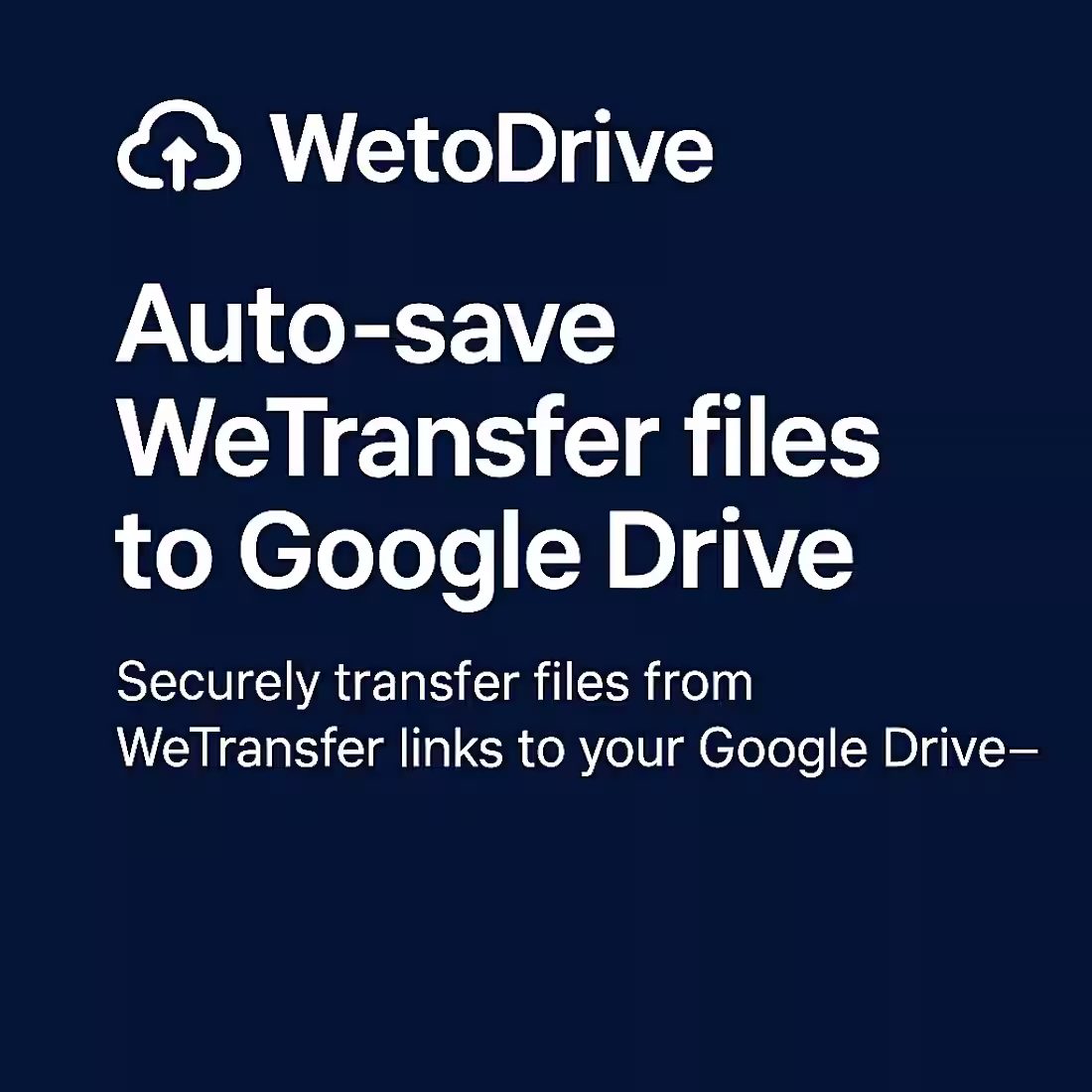 Cover image for 🚀 WetoDrive is now open for beta use! No more downloading f...