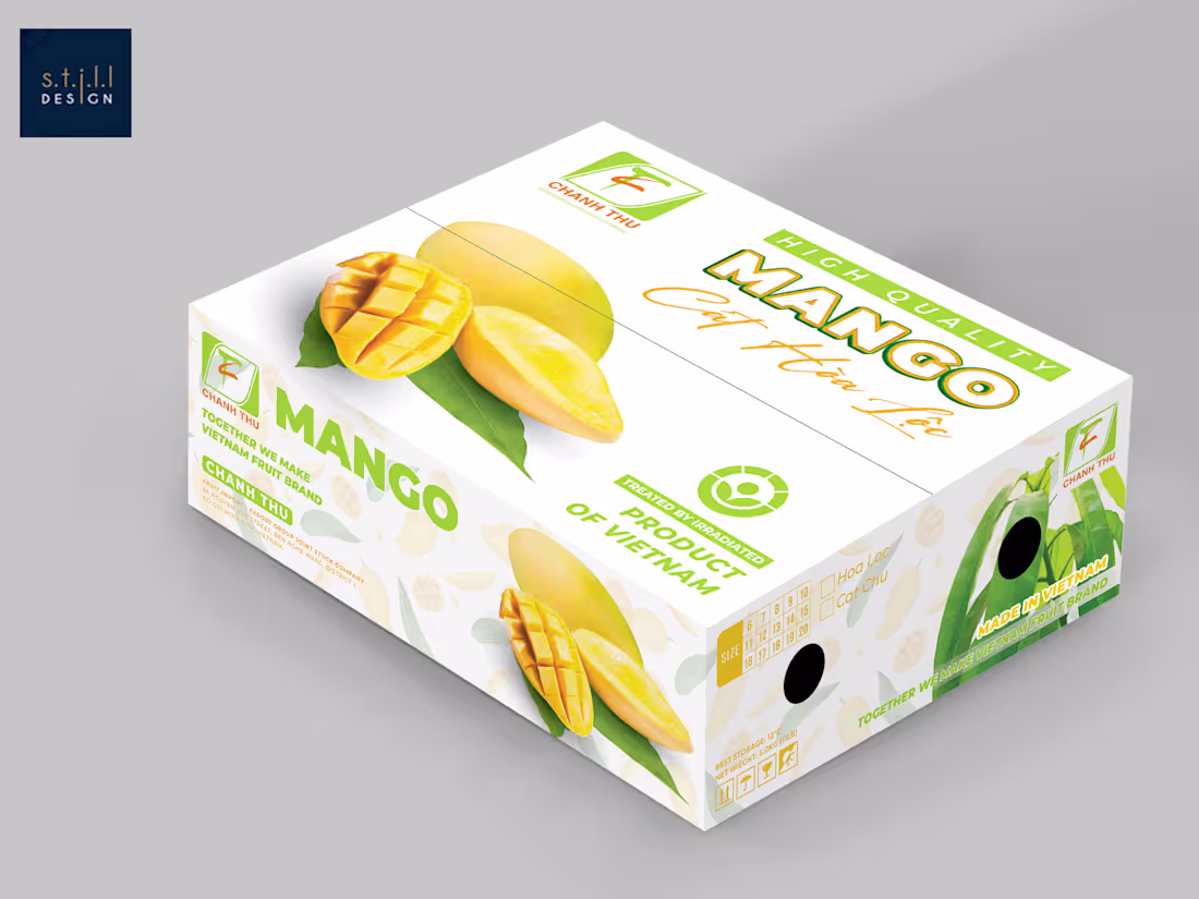 Cover image for Mango Box - Packaging Design - Fruit Box | Behance