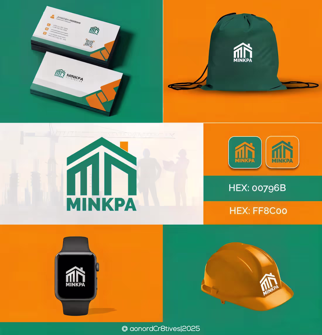 Cover image for Premium Minimalist Construction Company Logo