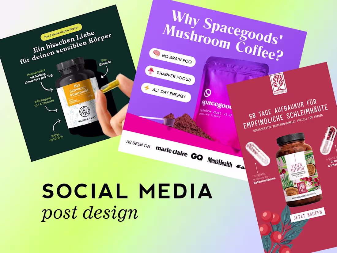 Cover image for Social Media Post Design – Creative & Conversion-Focused