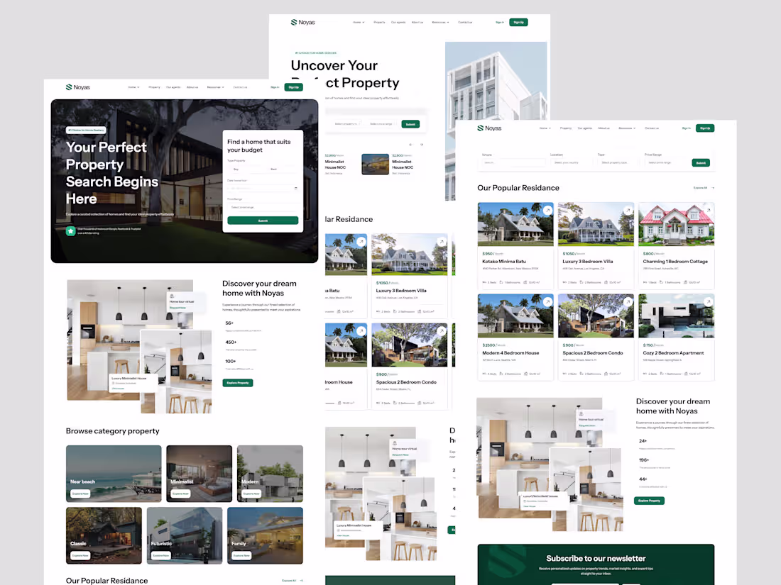 Cover image for Noyas - Webflow HTML website template