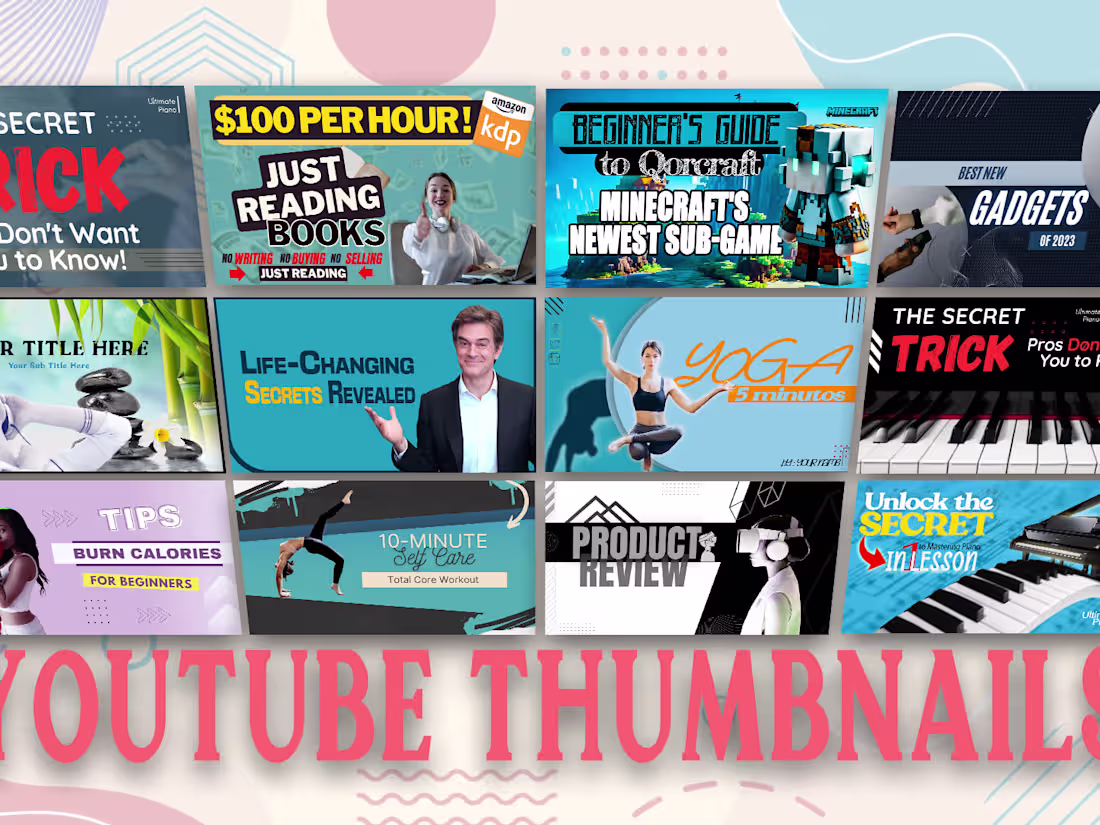 Cover image for YouTube Thumbnails