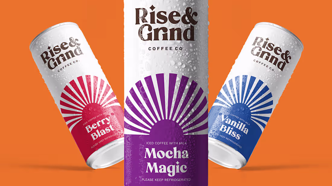 Cover image for Rise & Grind Coffee Co. - Iced Coffee Product Concept