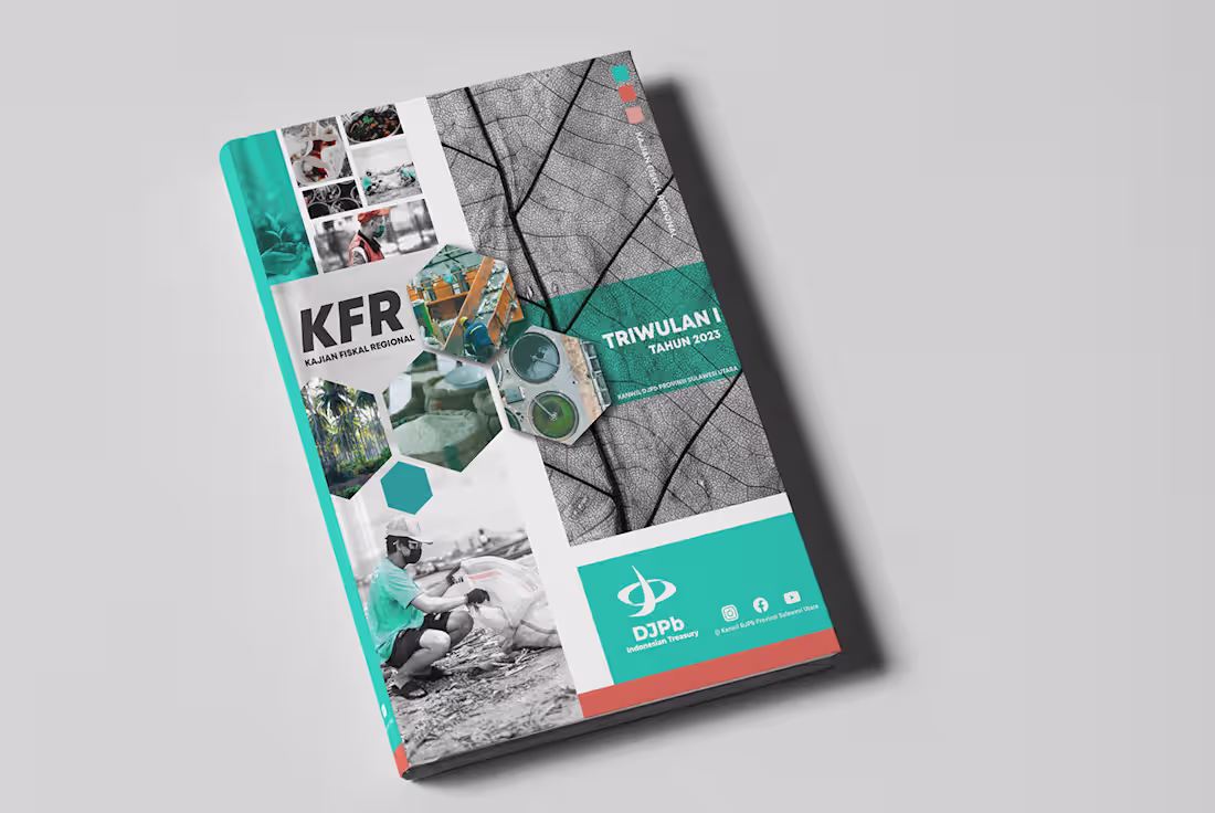 Cover image for Book Layout Design - Kajian Fiskal Regional TW I 2023 :: Behance