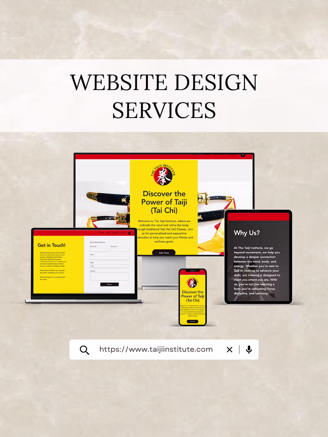 Cover image for Website Design & SEO Service For Taiji Institute