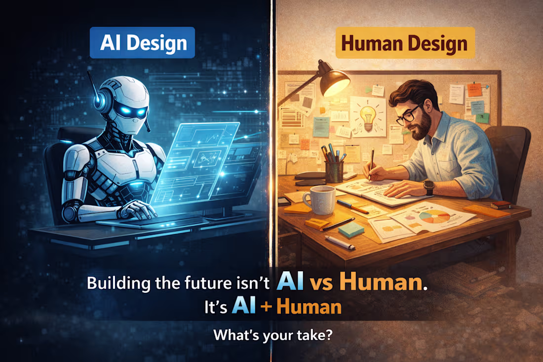 Cover image for Design isn’t AI vs Human
