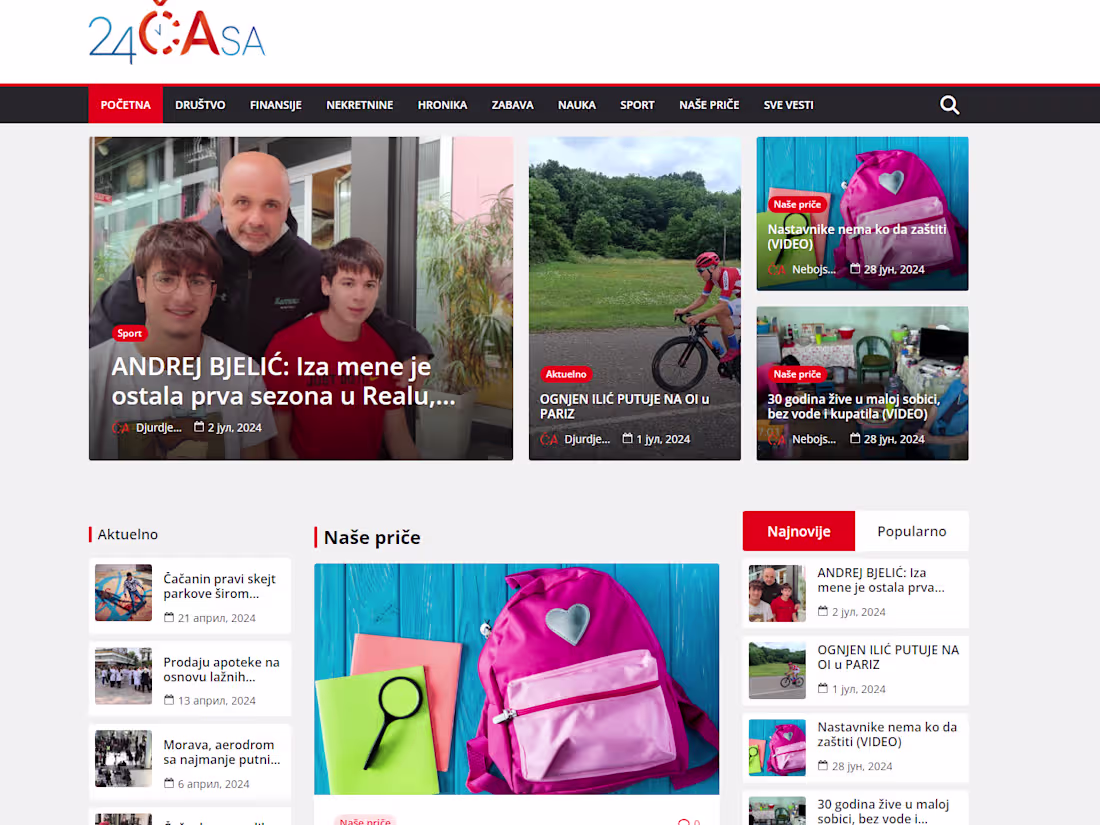 Cover image for Daily News Website