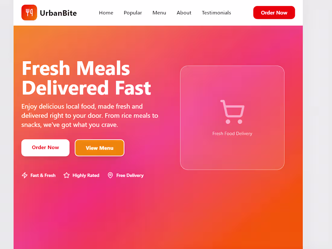 Cover image for I developed UrbanBite to bridge